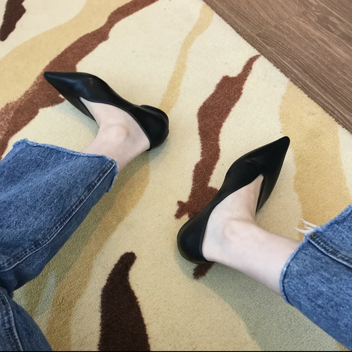 Trend Women Shoes Flats Sandals Summer New Pointed Toe Retro Oxford Shoes Mules Casual Ladies Shoes Walking