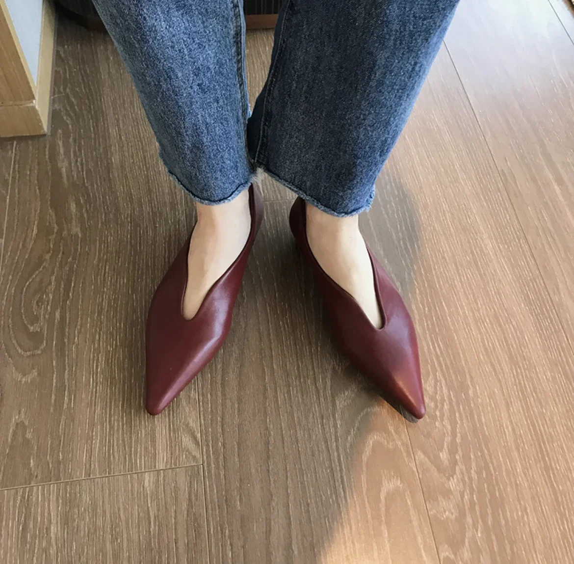 Trend Women Shoes Flats Sandals Summer New Pointed Toe Retro Oxford Shoes Mules Casual Ladies Shoes Walking