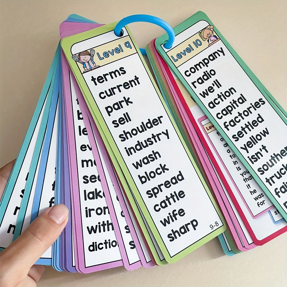 1000 Sight Words List English Educational Flash Cards Vocabulary Building High Frequency Words Teacher Teaching Aids Montessori