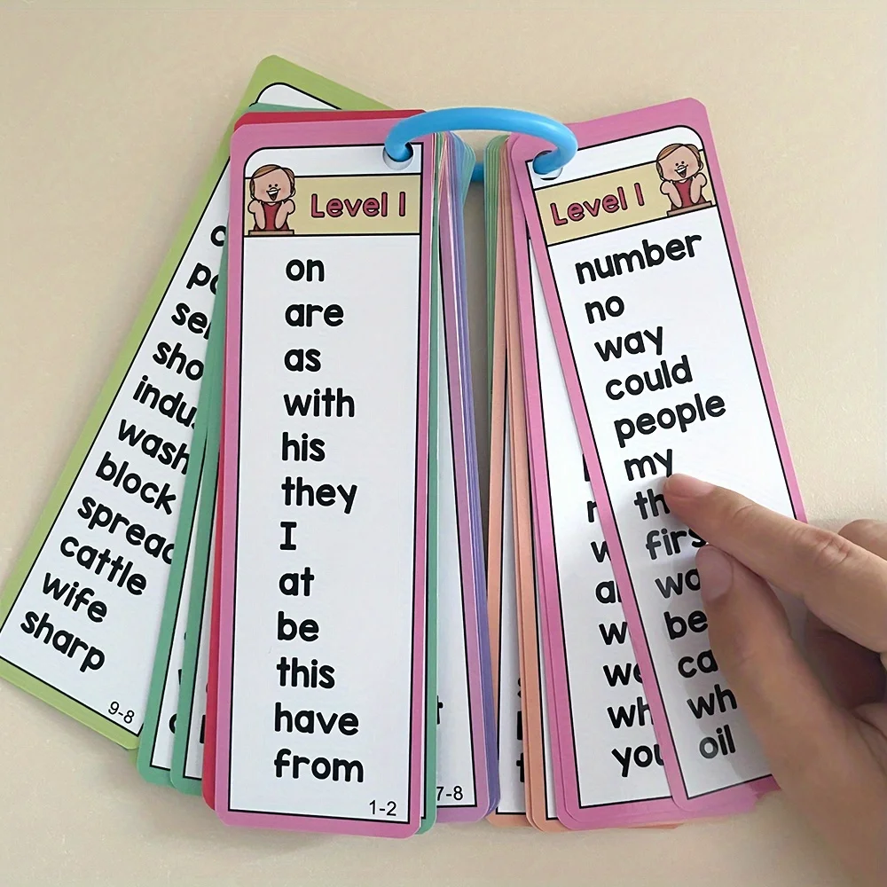 1000 Sight Words List English Educational Flash Cards Vocabulary Building High Frequency Words Teacher Teaching Aids Montessori