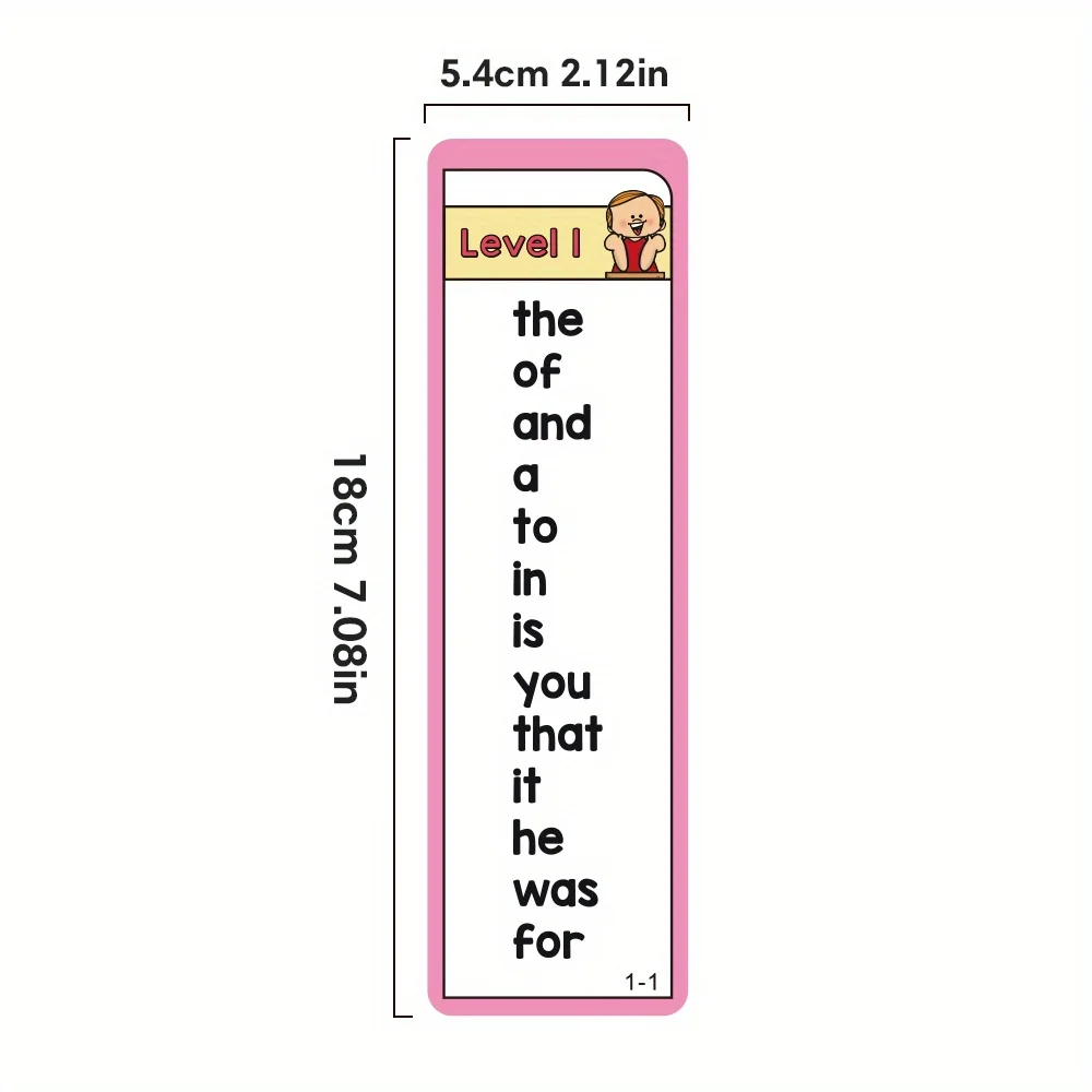 1000 Sight Words List English Educational Flash Cards Vocabulary Building High Frequency Words Teacher Teaching Aids Montessori