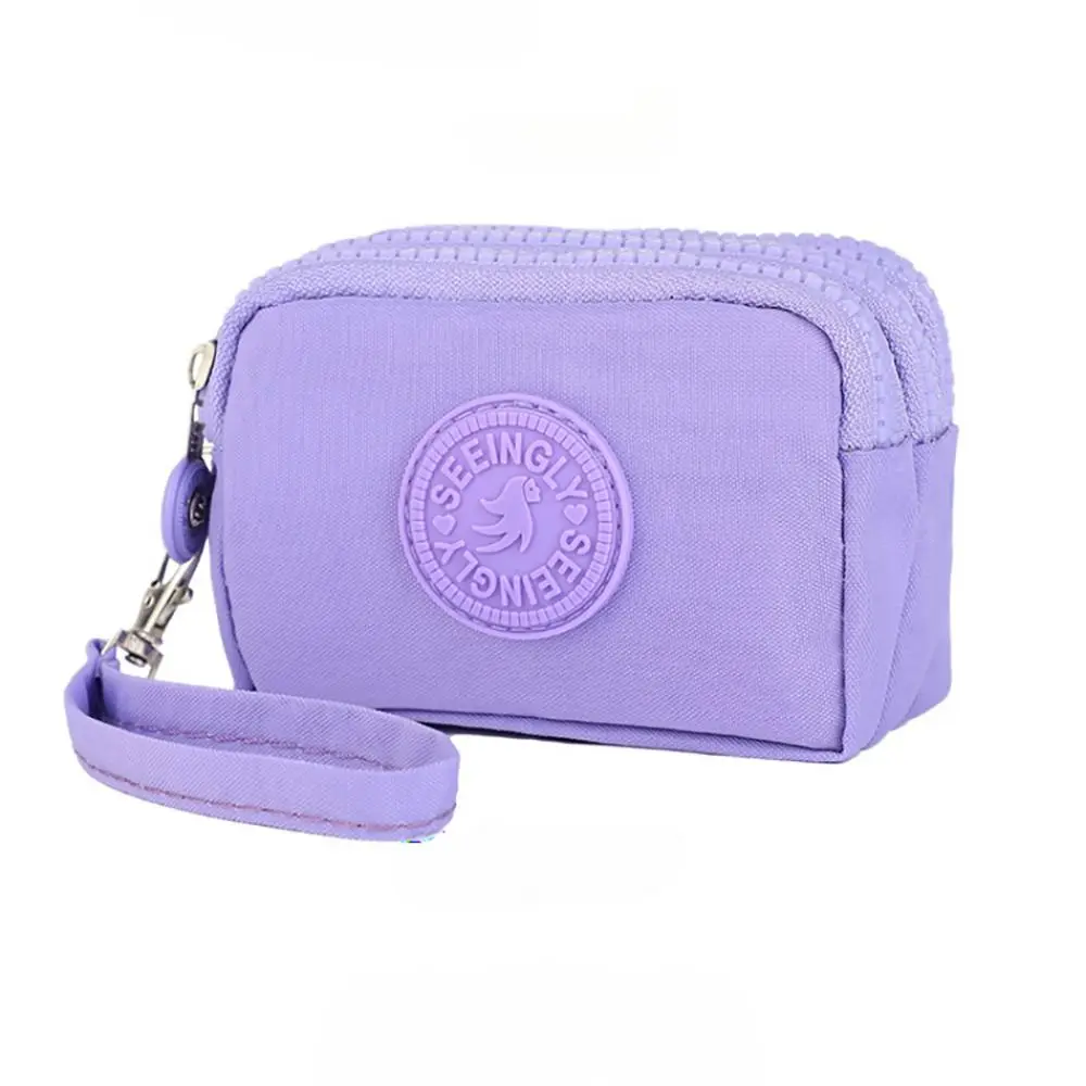 Universal Card Holder Coin Bags Three Layers Large Capacity Purse Zipper Waterproof Wallet Bank ID Credit Card Keys Earphone