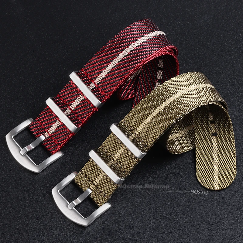 Nylon Watch Band for Seiko 18 20 22mm Fabric Bracelet for Rolex Men Women Belt for Casio Premium Military Strap for Tudor Bands