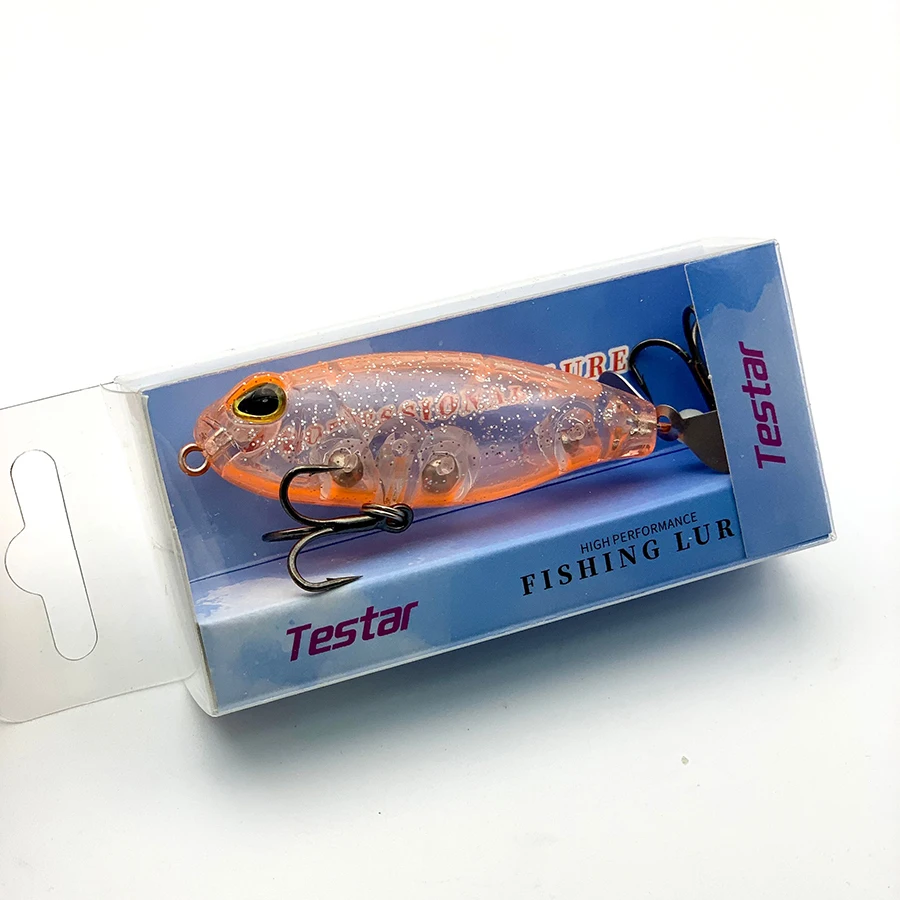 Testar 3g 5g 8g Surface Propeller Pencil Bait Topwater Wobbles Artificial Free Rotating Spin Tail Dogfish Bass Pike Fishing Lure