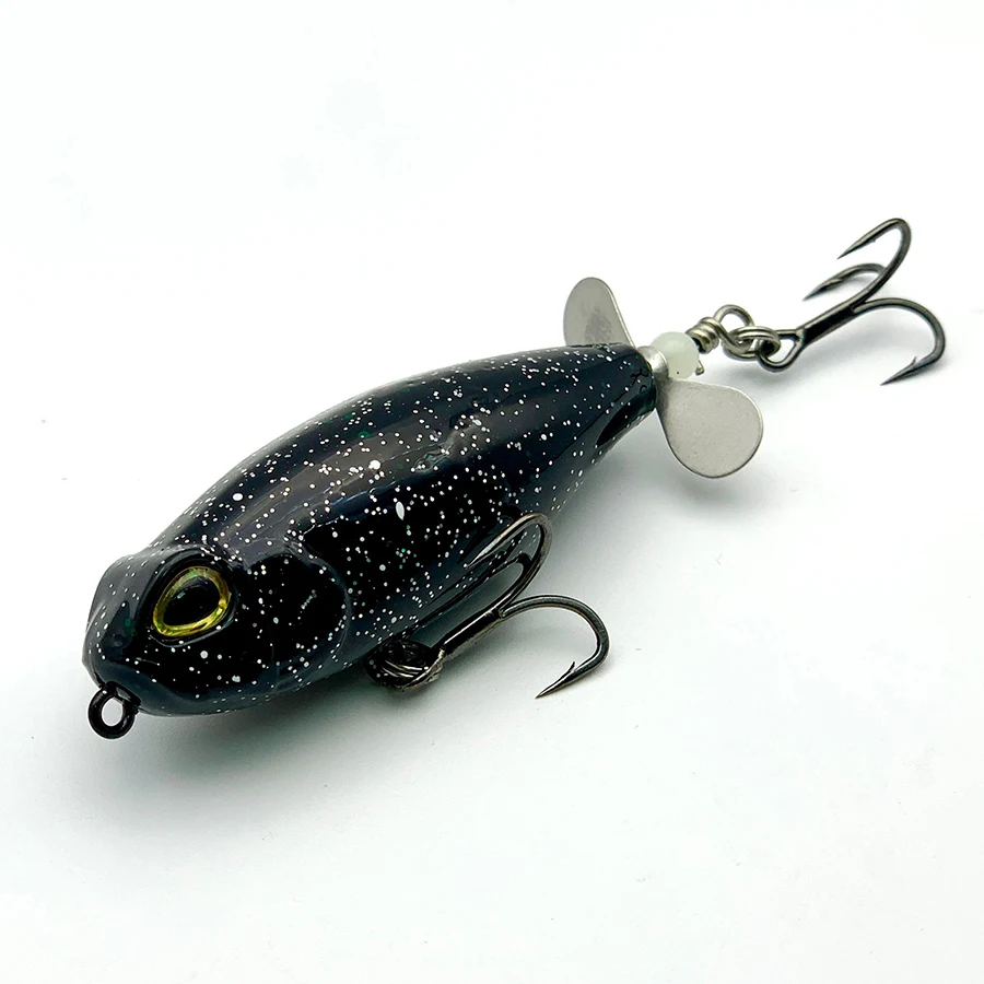 Testar 3g 5g 8g Surface Propeller Pencil Bait Topwater Wobbles Artificial Free Rotating Spin Tail Dogfish Bass Pike Fishing Lure