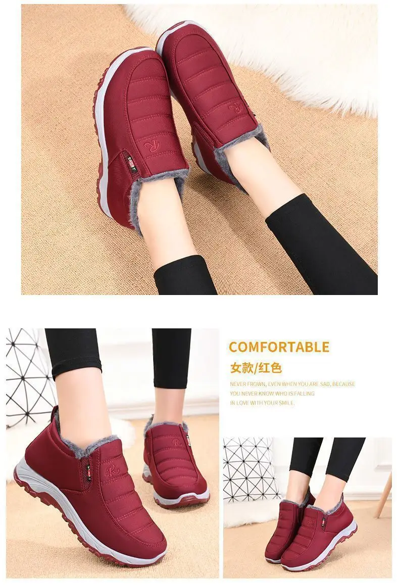 Men's Shoes Autumn Winter Casual Cotton Warm Wear Resistant Chunky Sole Affordable Free Shipping