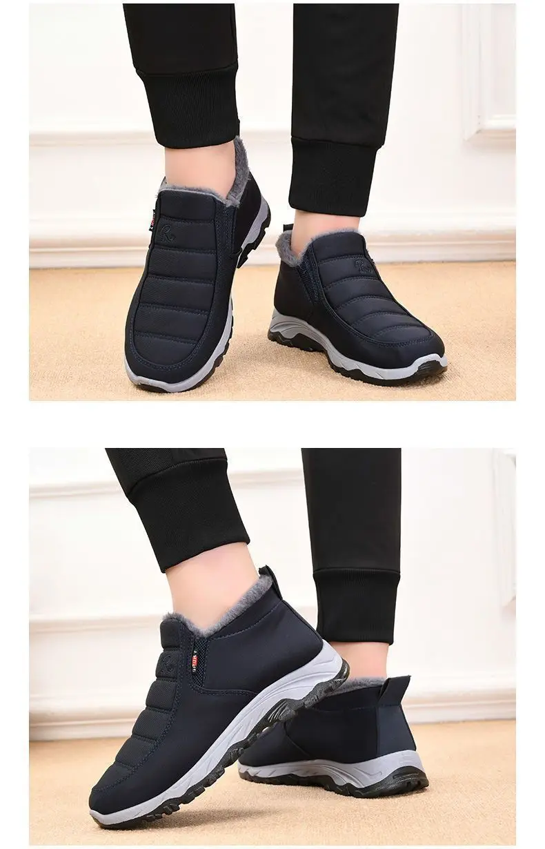 Men's Shoes Autumn Winter Casual Cotton Warm Wear Resistant Chunky Sole Affordable Free Shipping