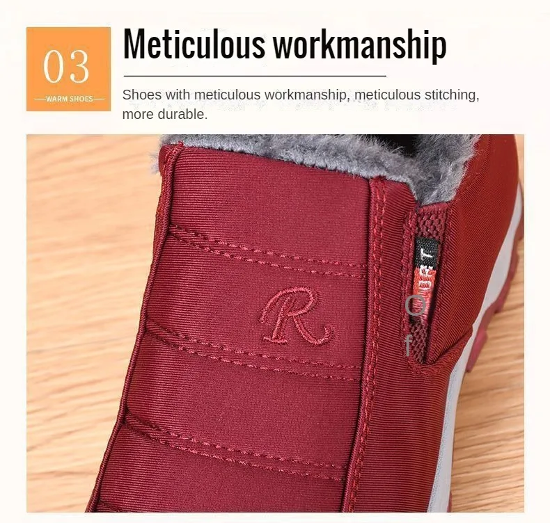 Men's Shoes Autumn Winter Casual Cotton Warm Wear Resistant Chunky Sole Affordable Free Shipping
