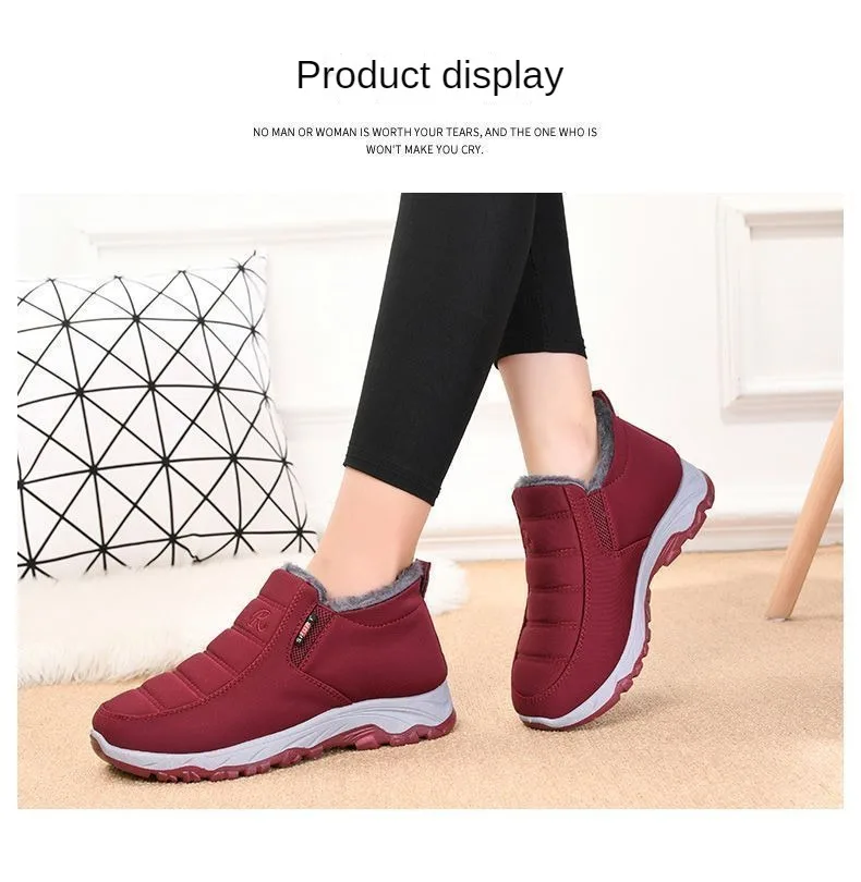 Men's Shoes Autumn Winter Casual Cotton Warm Wear Resistant Chunky Sole Affordable Free Shipping