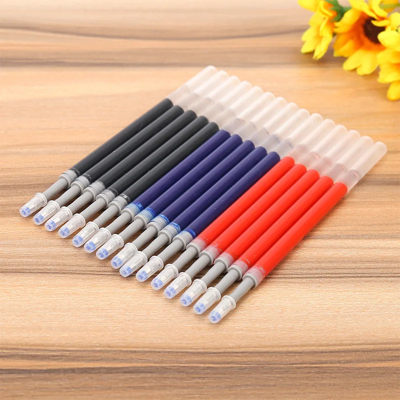 43 PCS Gel Pens & Refills Set Stationery Kawaii Writing Pen Black/Red/Blue Ink 0.5 mm Blue Ballpoint Pen Office School Supplies