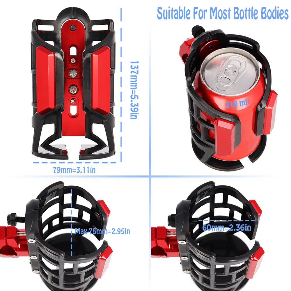 Cup Holder For Honda Pcx 125 X ADV 750 350 150 160 ADV350 ADV750 ADV160 ADV150 Elite 80 Giorno Integra Motorcycle Accessories