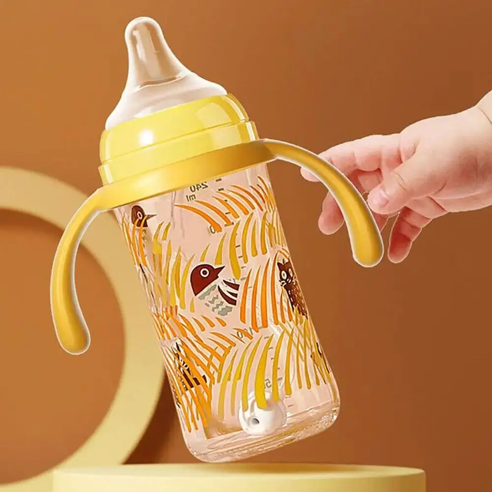Baby Bottle Handles Nursing Bottle Handle Silicone Baby Wide Caliber Bottle Double Ear Holder Bottle Accessories