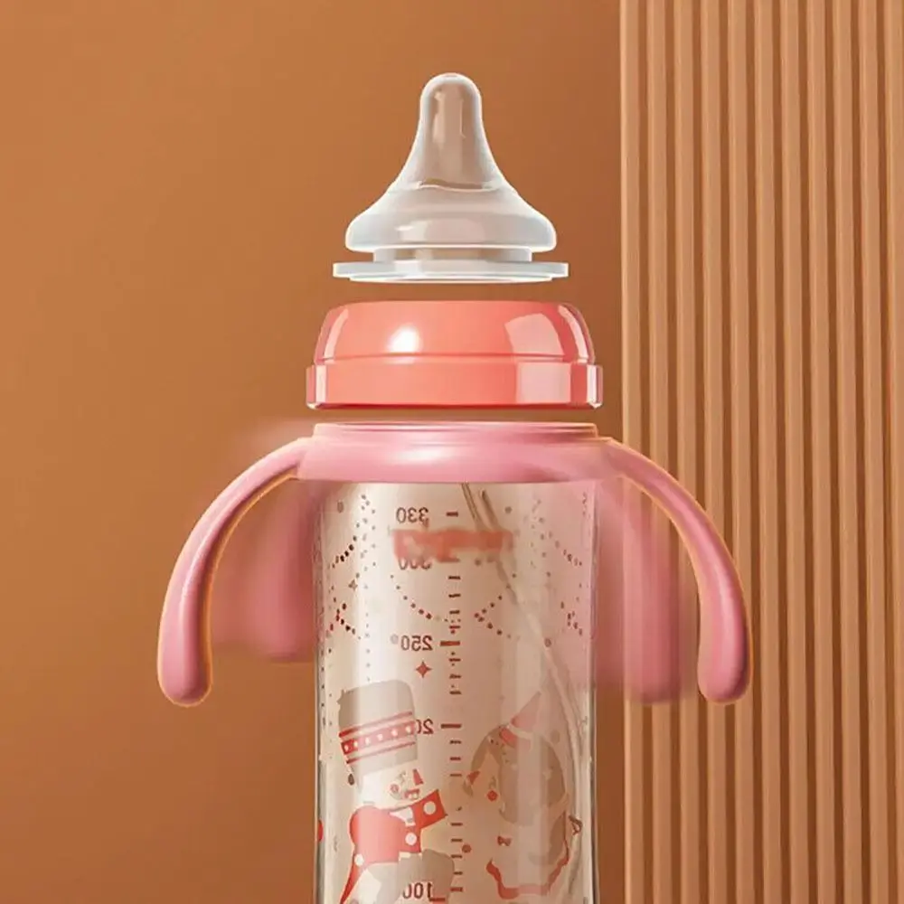 Baby Bottle Handles Nursing Bottle Handle Silicone Baby Wide Caliber Bottle Double Ear Holder Bottle Accessories