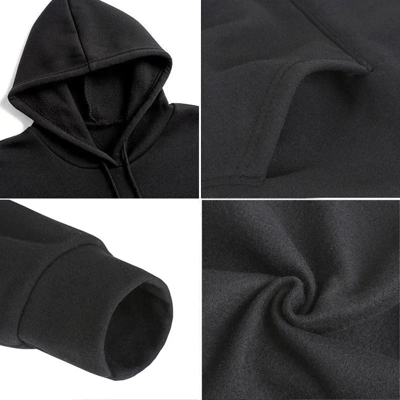 Men's and Women's Hooded Pullover, Customized Team Loose Casual Clothing, Fashionable and Personalized 100% Polyester,