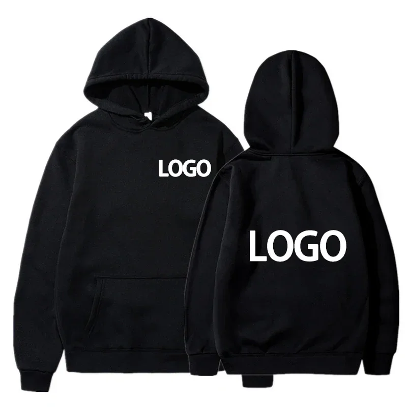 Men's and Women's Hooded Pullover, Customized Team Loose Casual Clothing, Fashionable and Personalized 100% Polyester,