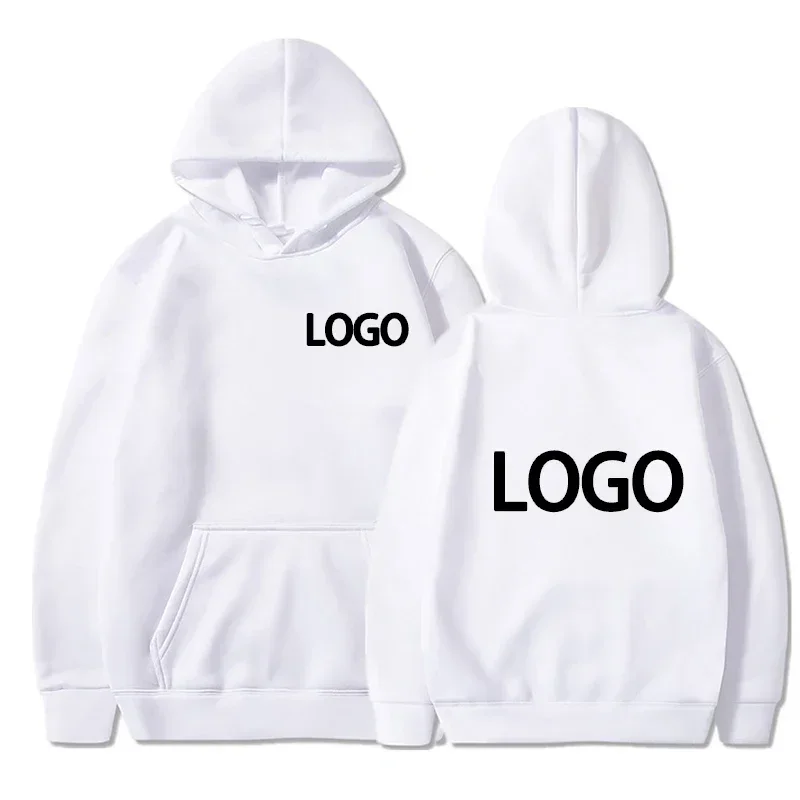 Men's and Women's Hooded Pullover, Customized Team Loose Casual Clothing, Fashionable and Personalized 100% Polyester,