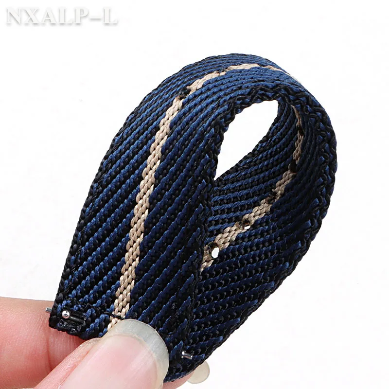 Men's Military Nylon Watch Strap for Seiko for Omega Bracelet Quick Release Universal Sport Canvas Smart Watch Band 20mm 22mm