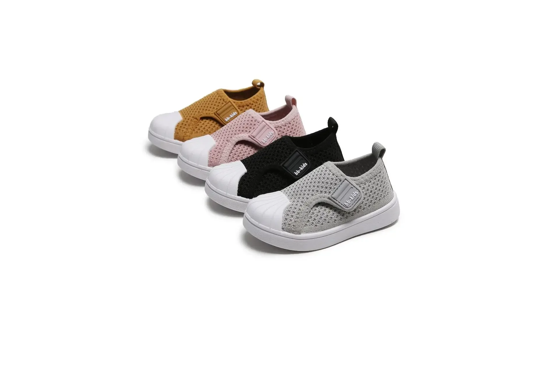 Kids Casual Sneakers for Boys Girls Toddlers Fashion Skate Shoes Knitted Fabric Casual Shoes for Kindergarten School Soft 21-30
