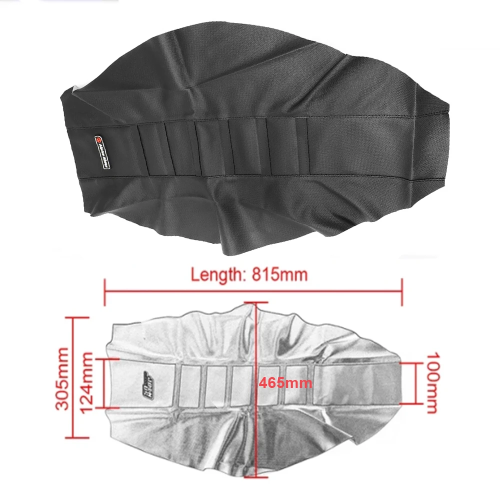 Motorcycle Universal PVC Gripper Soft Seat Cover for Honda Yamaha Suzuki Kawaski KX KXF WRF SX EXC YZF CR RMZ Motocross
