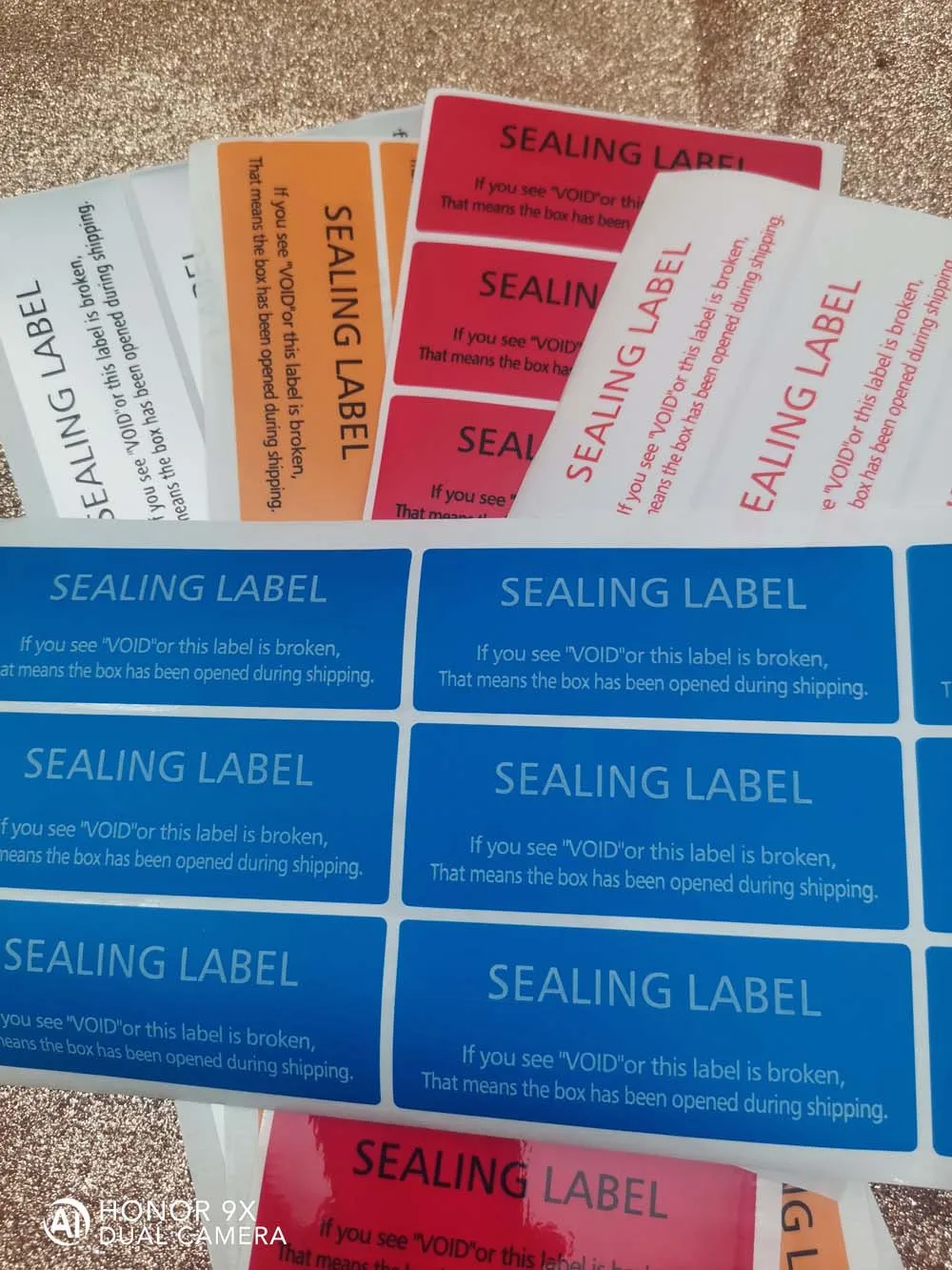 90pcs Warranty Protection Sticker ( 80X30MM )Security Seal Tamper Proof Warranty Void Label Stickers