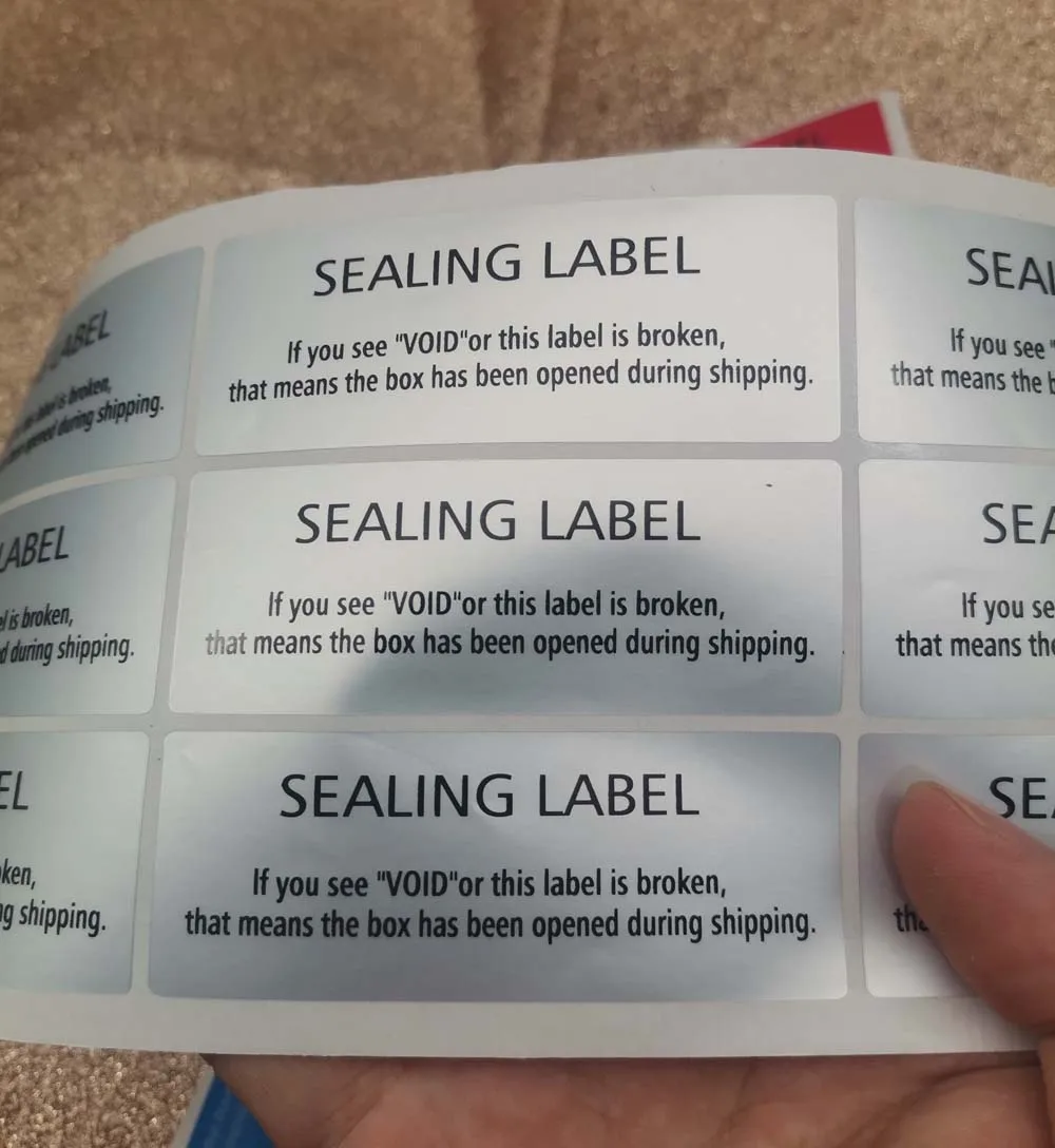 90pcs Warranty Protection Sticker ( 80X30MM )Security Seal Tamper Proof Warranty Void Label Stickers