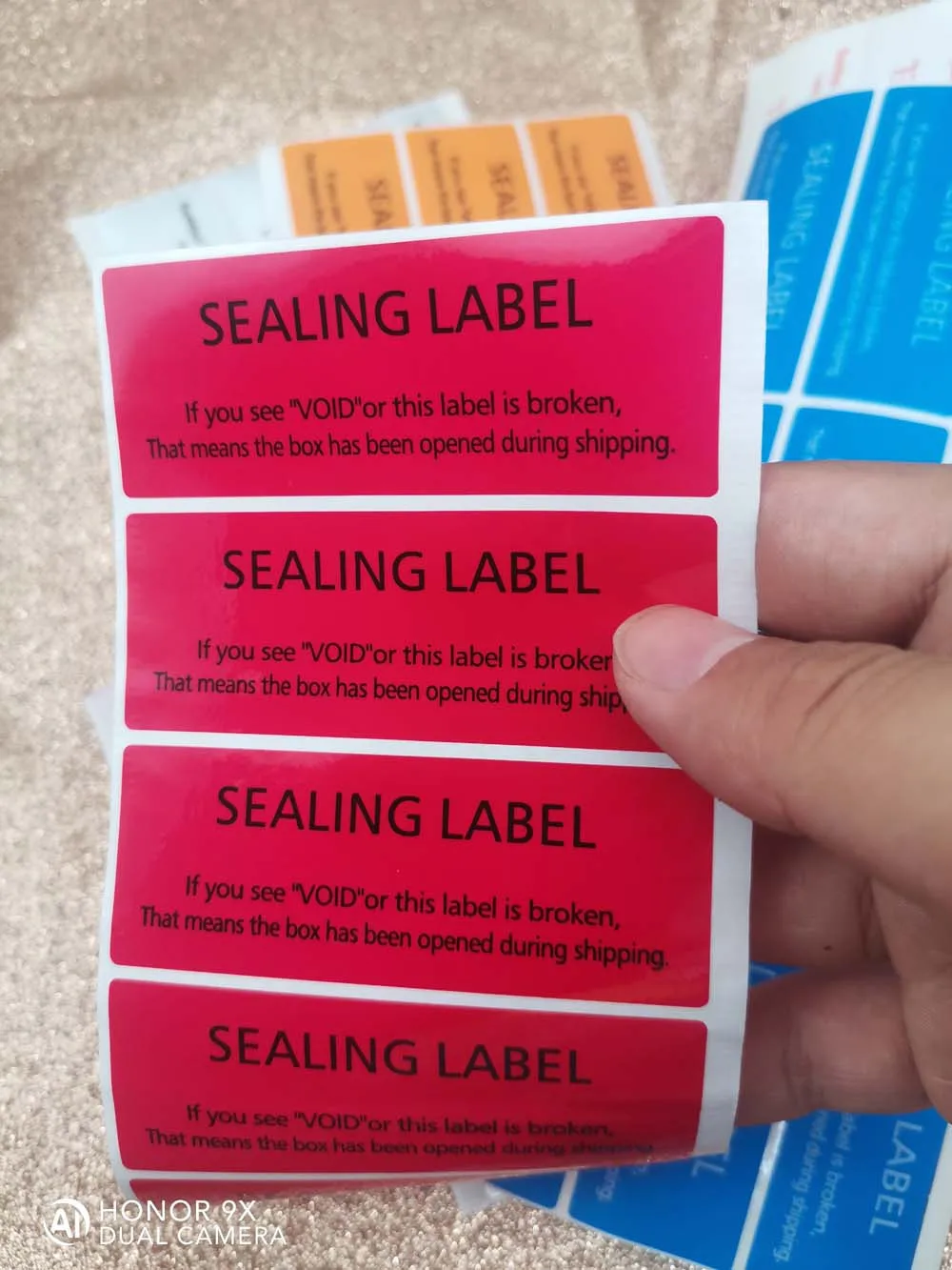 90pcs Warranty Protection Sticker ( 80X30MM )Security Seal Tamper Proof Warranty Void Label Stickers