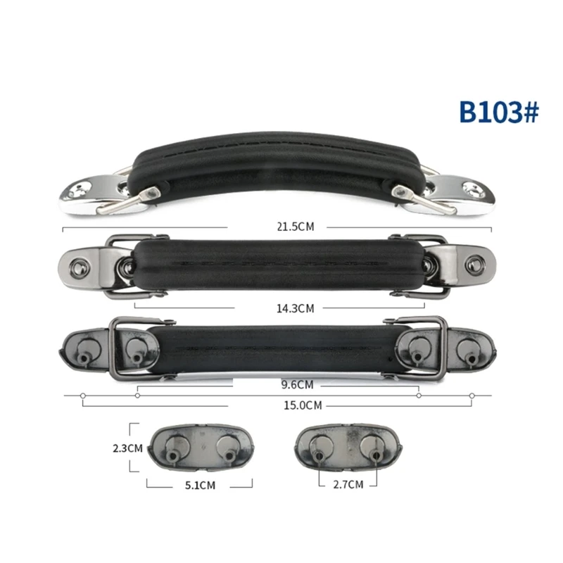 Suitcase Luggage Case Plastic Spare Strap Flexible Handle Grip Replacement for Travel Replacement Luggage