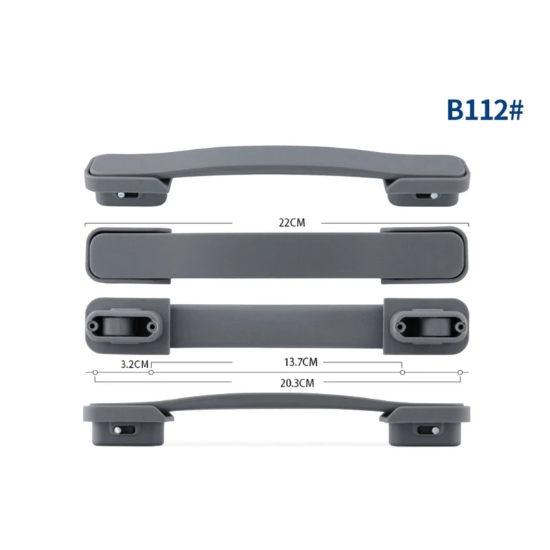 Suitcase Luggage Case Plastic Spare Strap Flexible Handle Grip Replacement for Travel Replacement Luggage