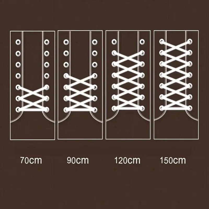 Classic Round Shoelaces for Sneakers Boots Hiking Shoes Shoelace Oxford Shoe Laces for woman man 90cm/120cm/150cm Shoestrings