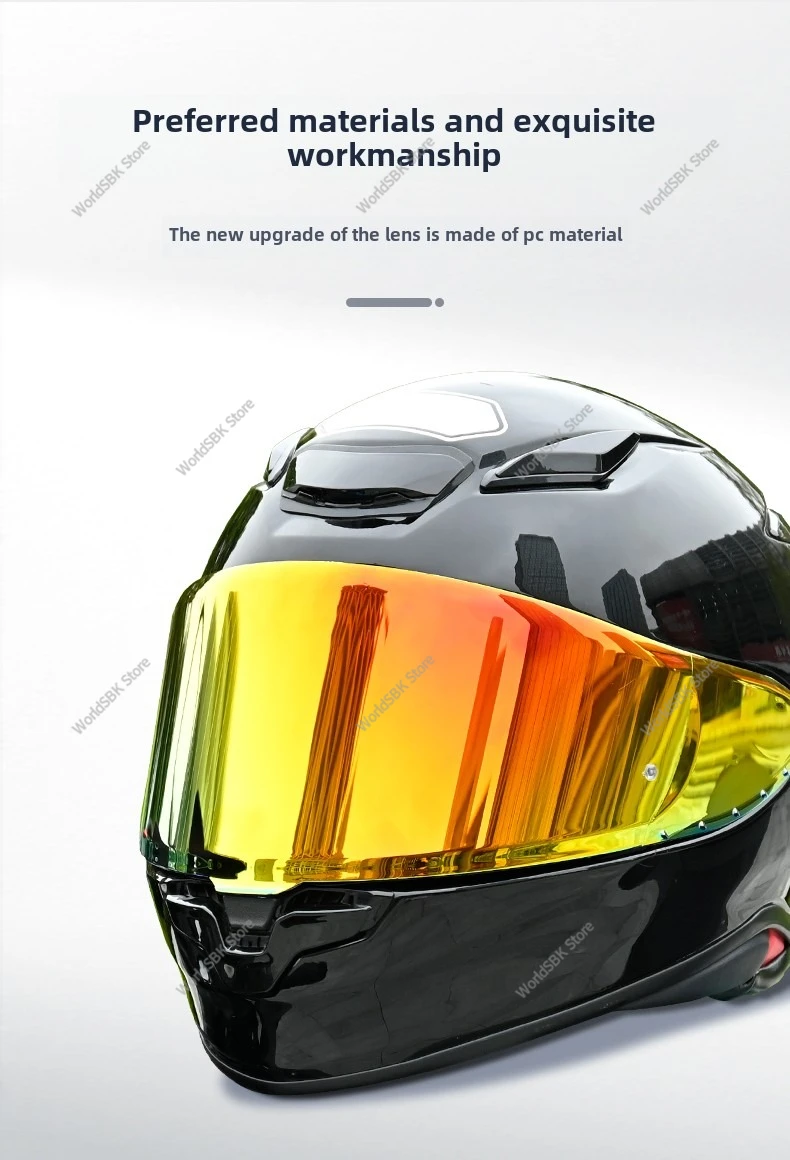 Helmet Visor for SHOEI Z8 NXR2 RF1400 RF-1400 CWR-F2 CWR-F2R X15 X-Fifteen X-SPR Pro Shield Sunscreen Windshield Helmet Parts