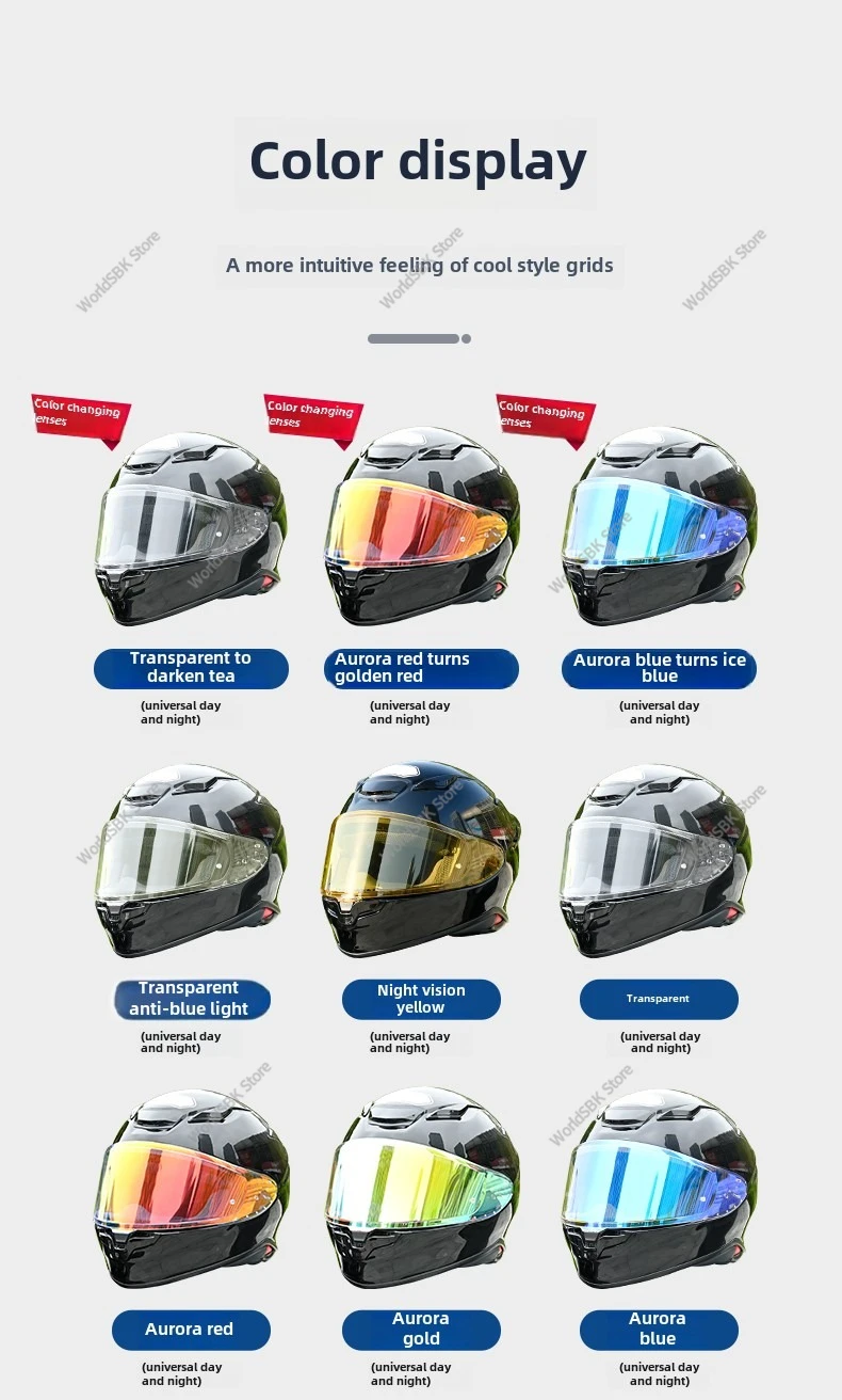 Helmet Visor for SHOEI Z8 NXR2 RF1400 RF-1400 CWR-F2 CWR-F2R X15 X-Fifteen X-SPR Pro Shield Sunscreen Windshield Helmet Parts