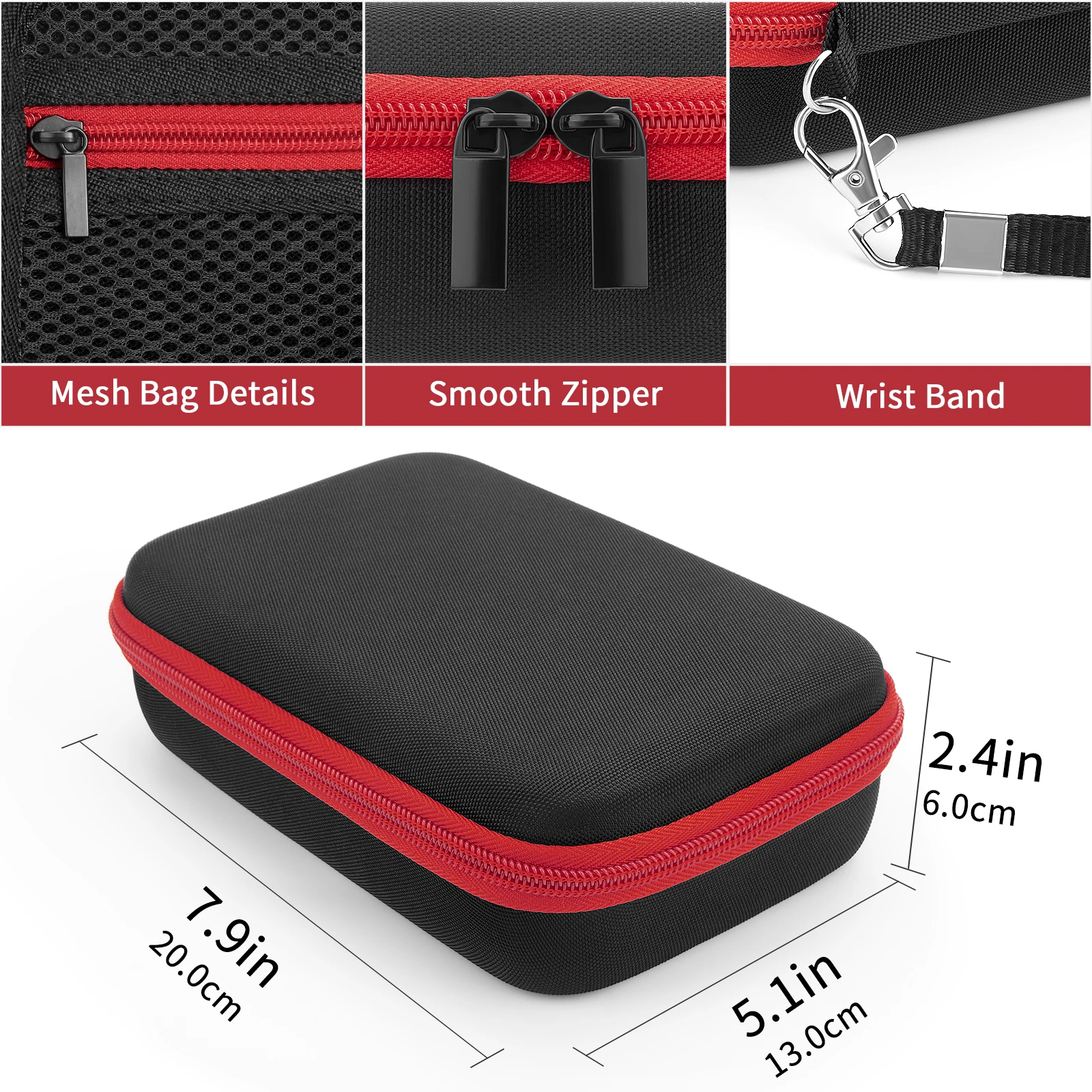 Shockproof EVA Case Compatible for Philips Multigroom Series - All-in-One Organizer with Dividers for MG3000/MG5000 Trimmers