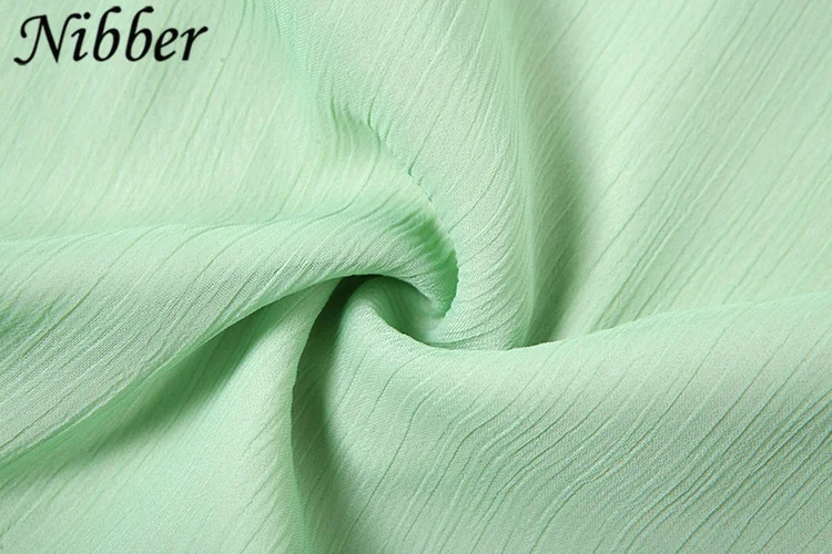 Nibber Vestidos Elegantes Para Mujer Solid Color Cutout Slim Sling Dress Sexy Backless Ruffle Dress Female2023