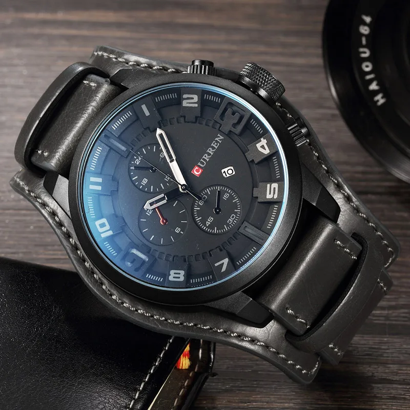 CURREN Men's Watches Top Brand Luxury Fashion&Casual Business Quartz Watch Date Waterproof Wristwatch Relogio Masculino