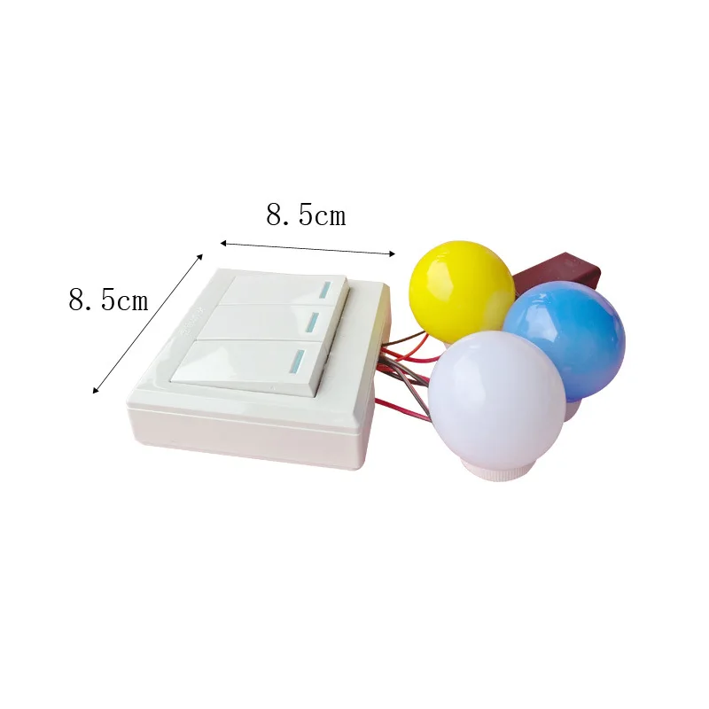 Busy Board DIY Material Accessories Lamps Doorbell Montessori Teaching Aids Hands-on Ability Sound Color Recognition Wooden Toys