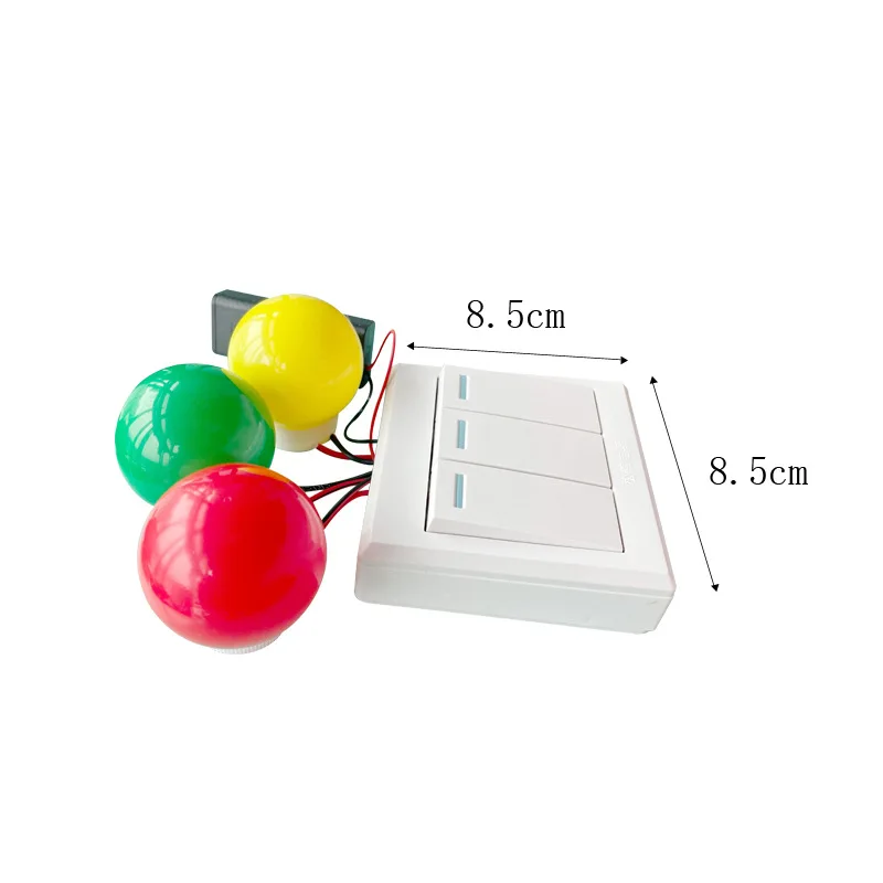 Busy Board DIY Material Accessories Lamps Doorbell Montessori Teaching Aids Hands-on Ability Sound Color Recognition Wooden Toys