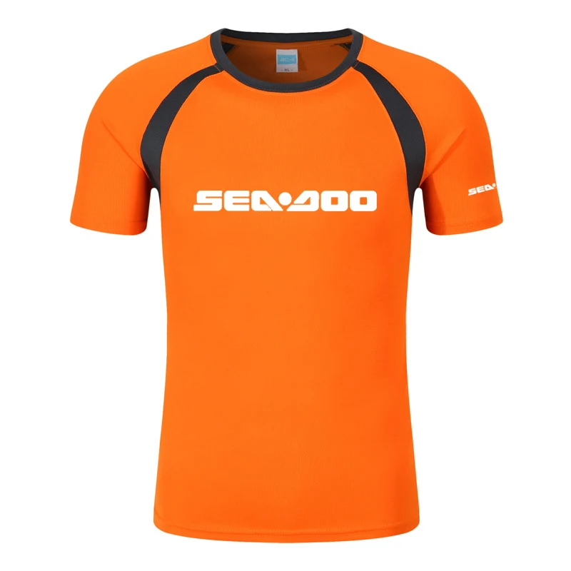 Sea Doo Seadoo Moto Printed Fashion Men's Tee Shirt Summer T-shirt Cotton Raglan Short Sleeve O Neck Streetwear T Shirt Tops