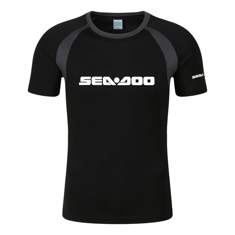 Sea Doo Seadoo Moto Printed Fashion Men's Tee Shirt Summer T-shirt Cotton Raglan Short Sleeve O Neck Streetwear T Shirt Tops