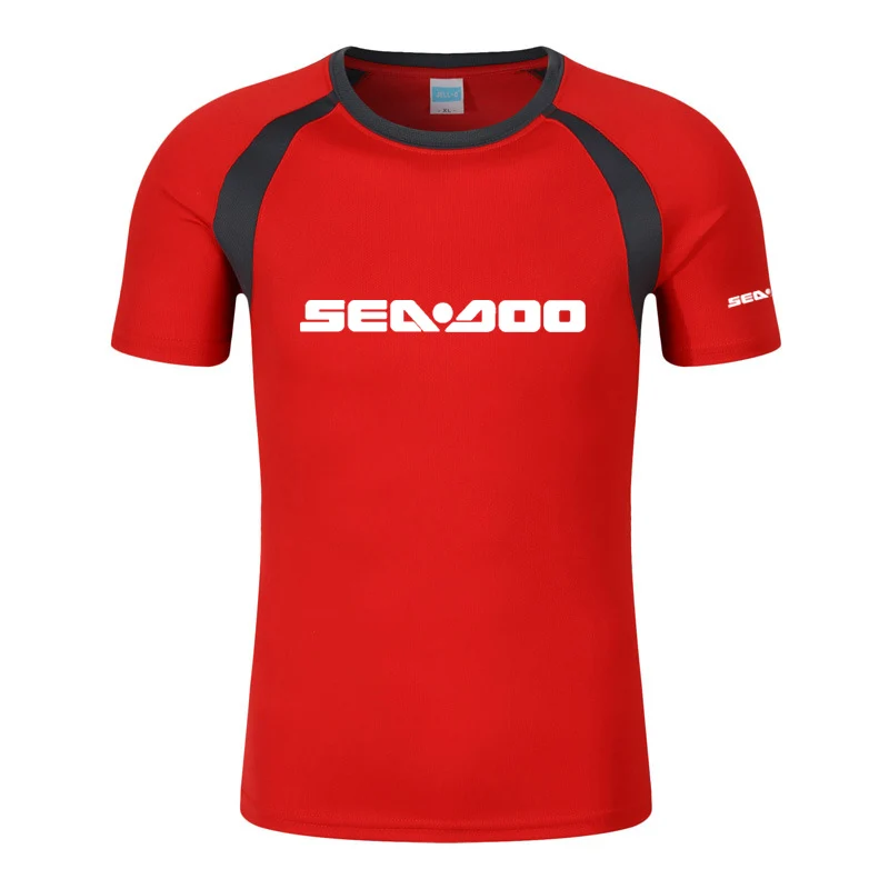 Sea Doo Seadoo Moto Printed Fashion Men's Tee Shirt Summer T-shirt Cotton Raglan Short Sleeve O Neck Streetwear T Shirt Tops