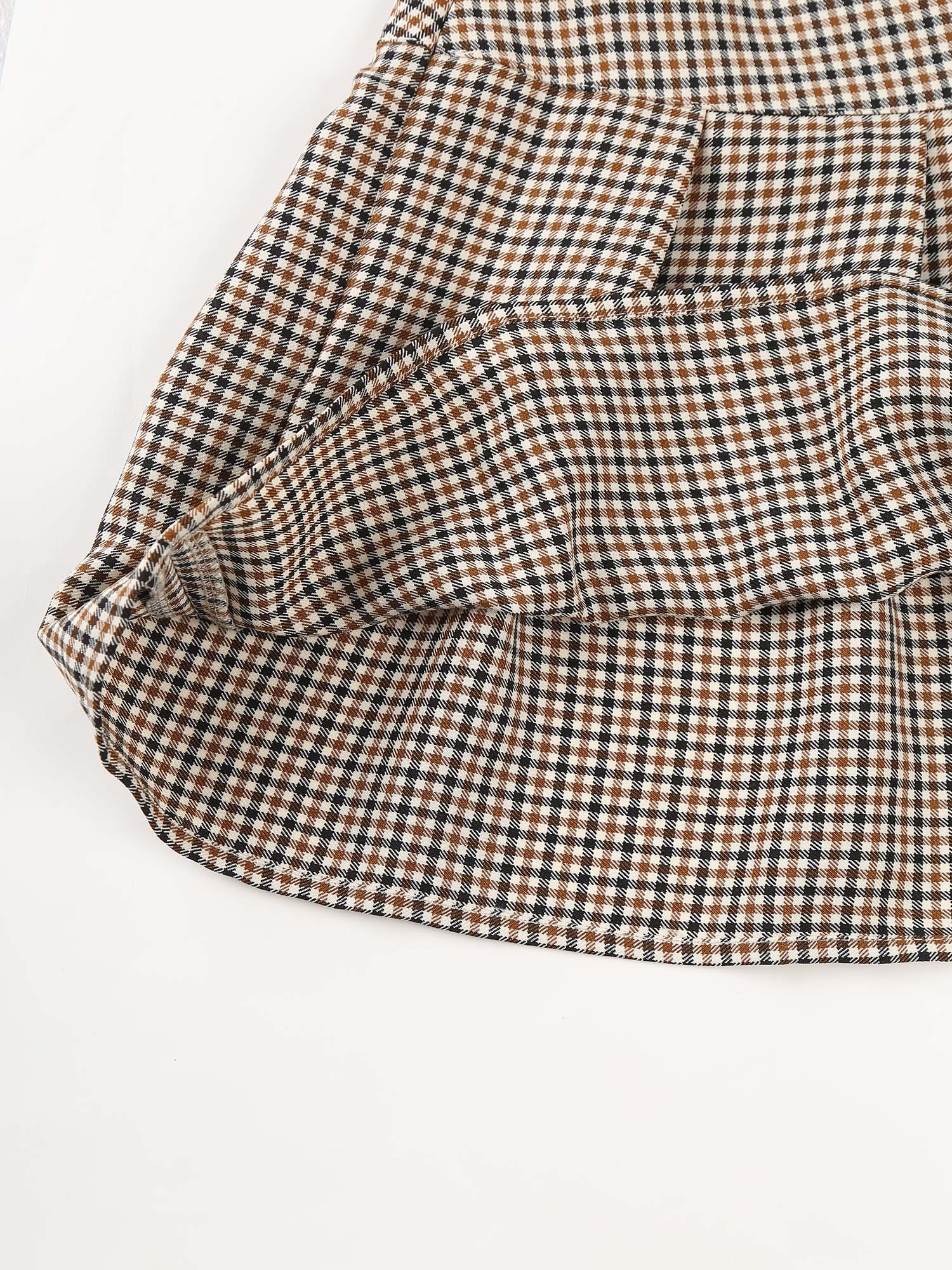 Women High Waist Plaid Pleated Mini Skirt with Necktie Japanese Schoolgirls Uniform Nightclub Outfit Carnival Cosplay Costume