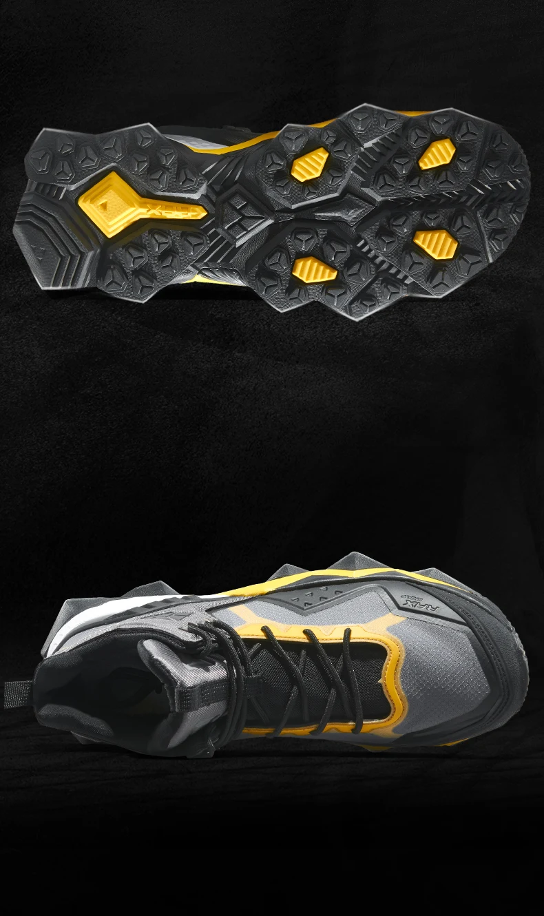 Rax Men Waterproof Hiking Shoes Breathable Hiking Boots Outdoor Trekking Boots Sports Sneakers Tactical Shoes