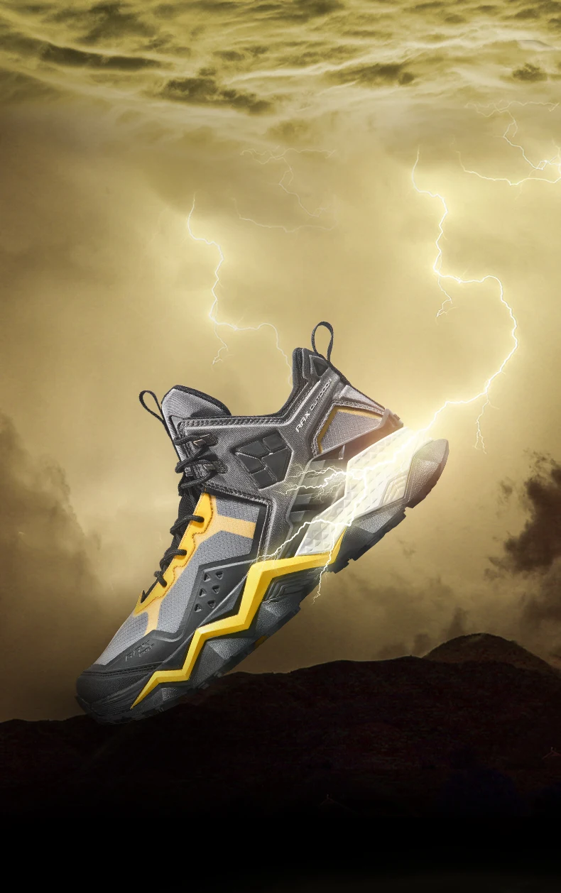 Rax Men Waterproof Hiking Shoes Breathable Hiking Boots Outdoor Trekking Boots Sports Sneakers Tactical Shoes