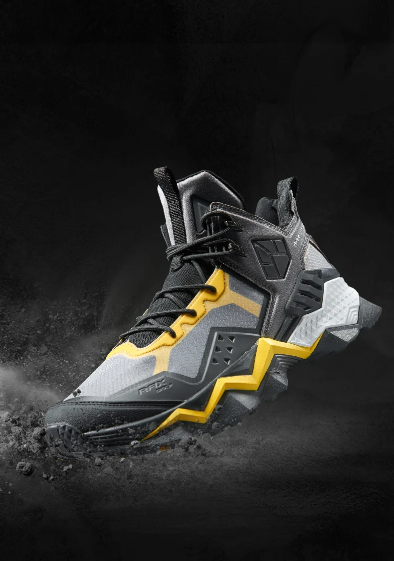 Rax Men Waterproof Hiking Shoes Breathable Hiking Boots Outdoor Trekking Boots Sports Sneakers Tactical Shoes