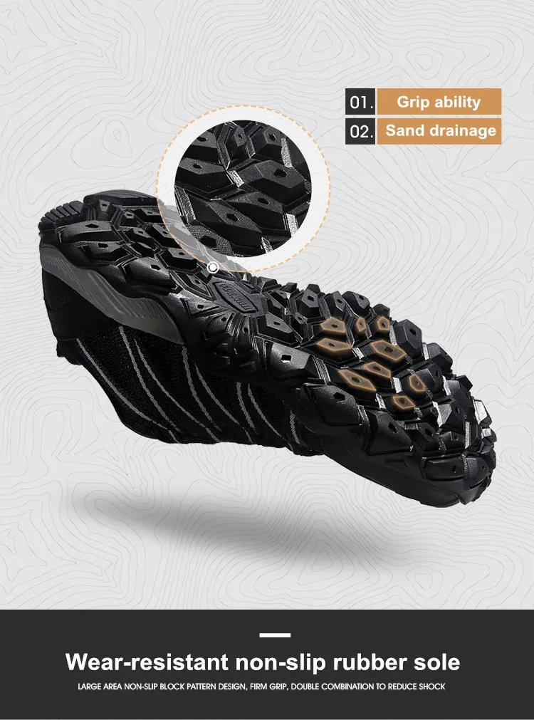 HUMTTO Brand Clearance Man Summer Hiking Shoes for Men  Breathable Leather Hunting Trekking Climbing Shoes Mens Outdoor Sneakers
