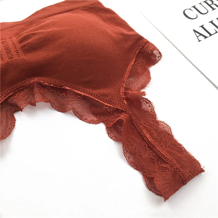 3D Sexy lace Lingerie Seamless Sport Bra Backless Strapless Top Bra Push Up Bralette Brassiere Women Underwear vest wrapped girl
