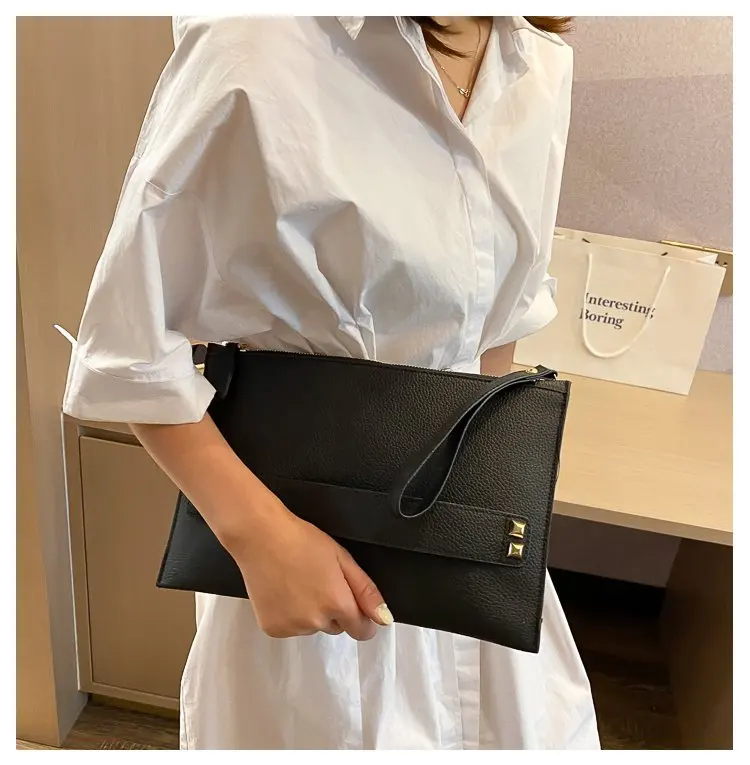 Fashion Luxury Handbag Women Bags PU Leather Designer Ladies Evening Envelope Bag Female Day Clutches 2026 New Lady Clutch Purse