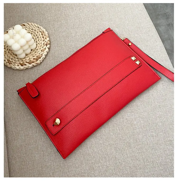 Fashion Luxury Handbag Women Bags PU Leather Designer Ladies Evening Envelope Bag Female Day Clutches 2026 New Lady Clutch Purse