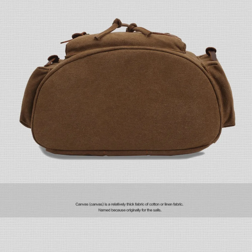 Vintage Canvas Backpacks Men And Women Bags Travel Students Casual For Hiking Travel Camping Backpack Mochila Masculina