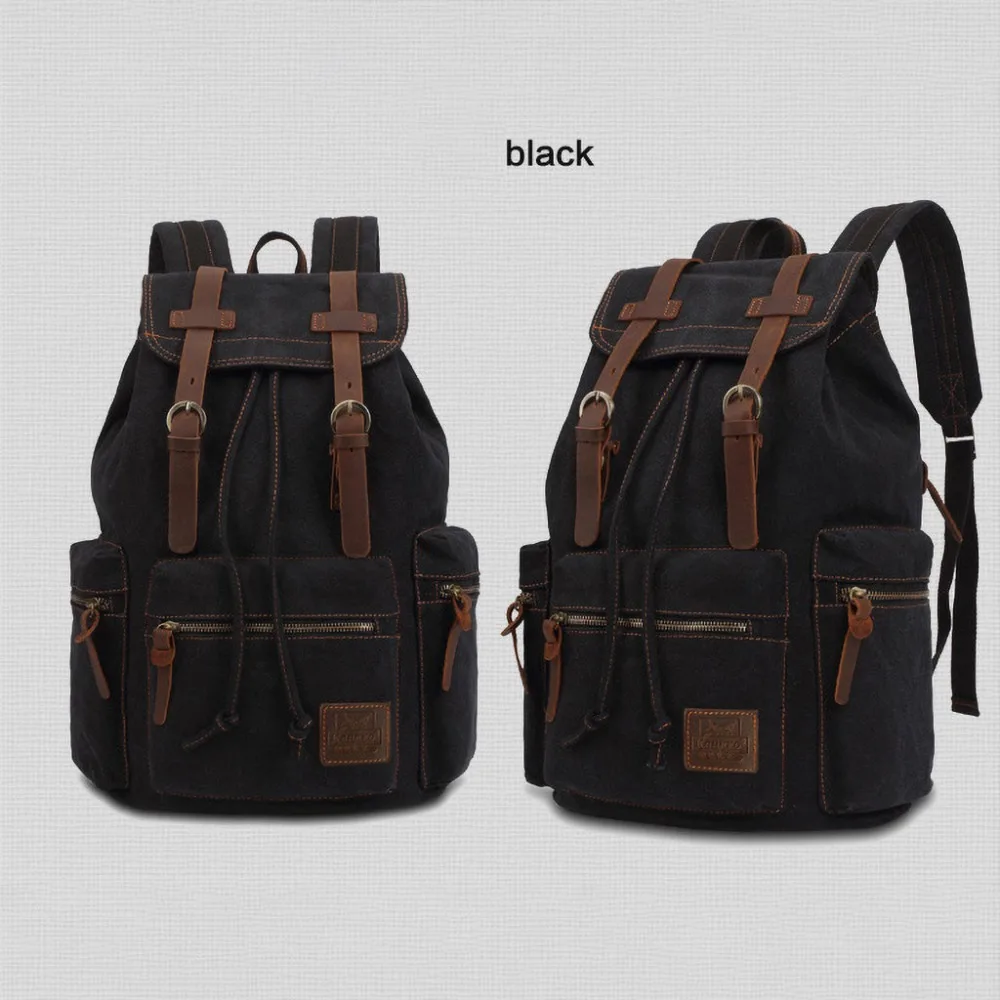 Vintage Canvas Backpacks Men And Women Bags Travel Students Casual For Hiking Travel Camping Backpack Mochila Masculina