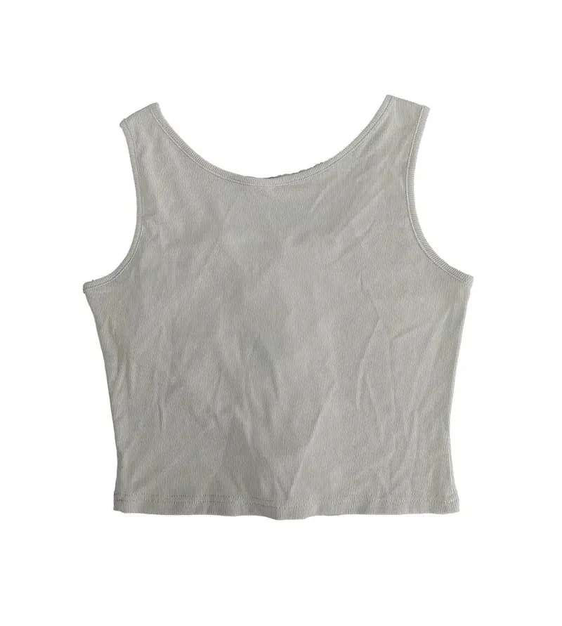 Criss Cross Tank Top Sexy Slim U Neck Summer Sleeveless Top Women Tank solid Stitching Female Knitted Casual Tops